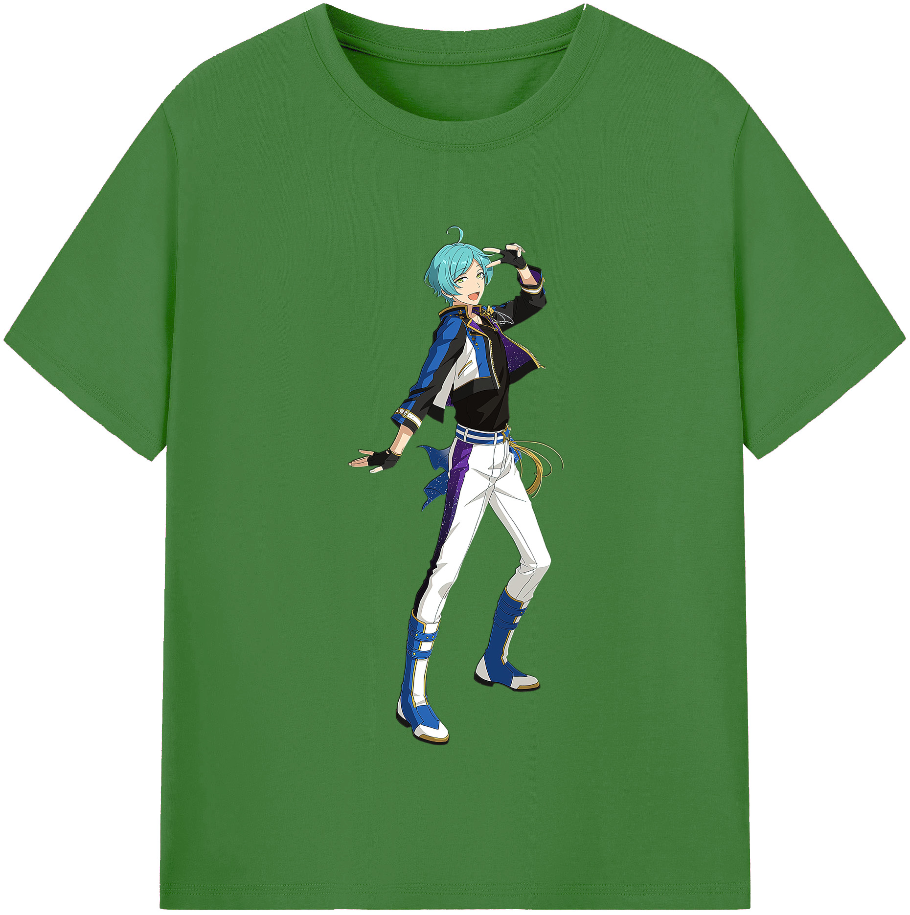 （画像用） あんさんぶるスターズ! Ensemble Stars レディースカジュアルプリントTシャツ（綿100％）